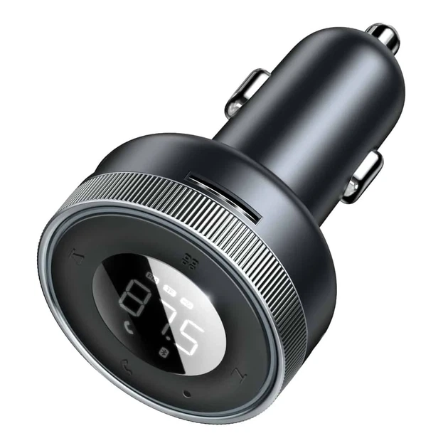 FM-трансмітер Baseus Enjoy Car Wireless MP3 Charger Bluetooth 5.0 USB Type-A чорний - зображення 6