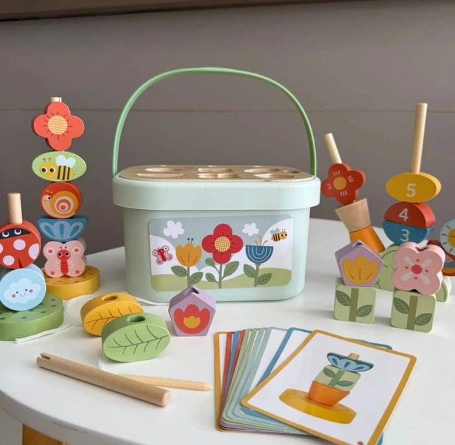 Ігровий набір 5 в 1 Чарівний сад Монтессорі Tooky Toy TP517 - зображення 4