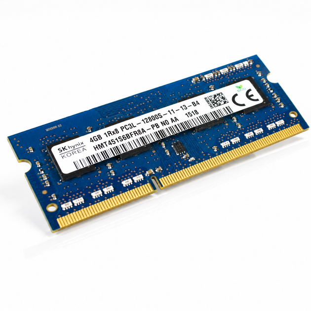 Оперативна пам'ять SODIMM DDR3L 4Gb 1600MHz Hynix HMT451S6BFR8A-PB б/в hmt451s6bfr8a-pb - Фото 1 Оперативна пам'ять SODIMM DDR3L 4Gb 1600MHz Hynix HMT451S6BFR8A-PB б/в hmt451s6bfr8a-pb - изображение 1