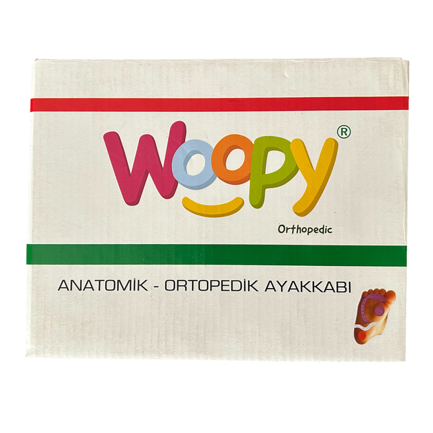 Ортопедичні туфлі Woopy шкіряні для дівчинки, розмір 21 червоні - зображення 4