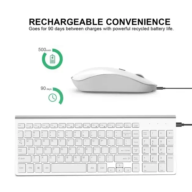 Беспроводная клавиатура и мышь JOYACCESS USB - изображение 4