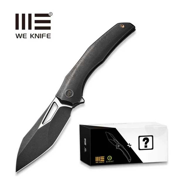 Нож складной туристический WE Knife Ignio Mystery Box, (8.4 см) CPM 20CV / титан 6AL4V черный - изображение 10