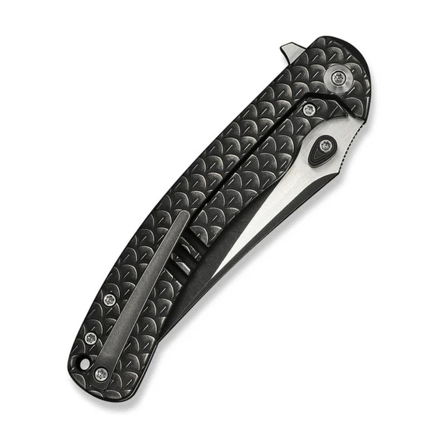 Ніж складаний туристичний Weknife Dracarys, (9.1 см) Böhler M390 / титан 6AL4V чорний - зображення 5