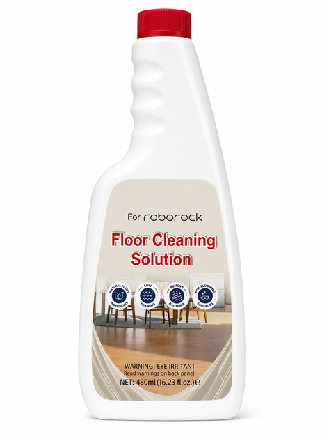 Моющее средство Roborock Floor Cleaning Solution 480 мл для роботов-пылесосов и моющих пылесосов - Фото 1 Моющее средство Roborock Floor Cleaning Solution 480 мл для роботов-пылесосов и моющих пылесосов - изображение 1
