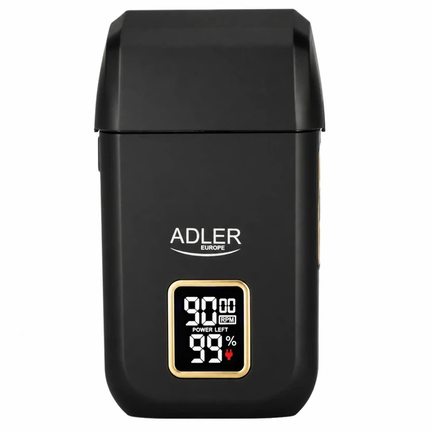 Електробритва Adler AD 2947 шейвер сітковий акумуляторний з дисплеєм та титановою сіткою - зображення 4