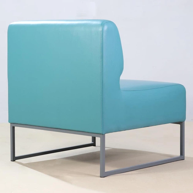 Модульний диван Lounge 77×77×83 см екошкіра Ocean Blue - зображення 4