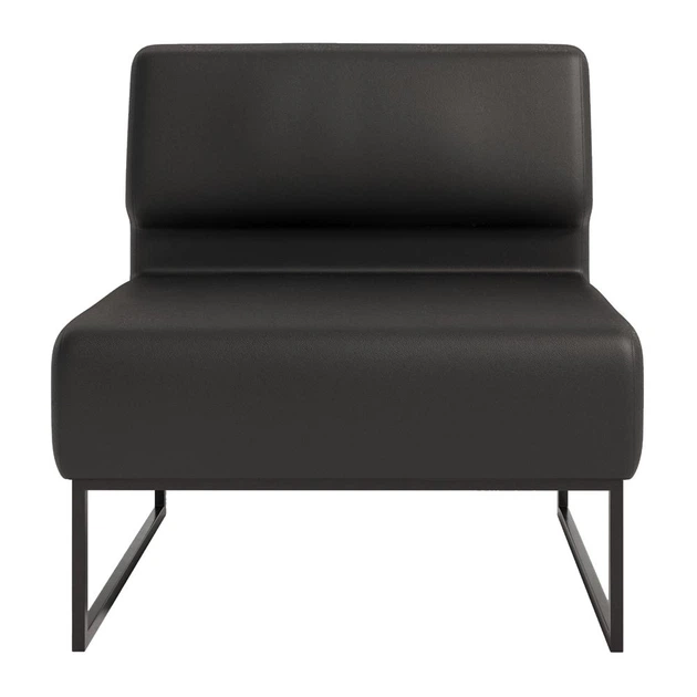 Модульний диван Lounge 77×77×83 см екошкіра Midnight Black - зображення 2