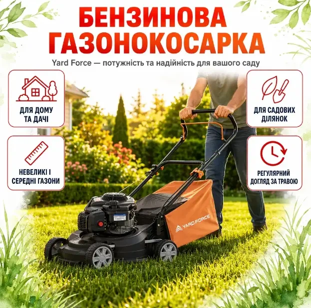 Бензиновая газонокосилка Yard Force GM B41 - изображение 8