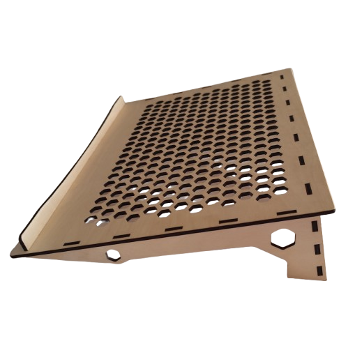Столик-подставка EcoWood "Соты" для ноутбука до 15.6" 38х28х7.5 см Охлаждающий Береза (EW817544398) - Фото 5 Столик-подставка EcoWood "Соты" для ноутбука до 15.6" 38х28х7.5 см Охлаждающий Береза (EW817544398) - изображение 5