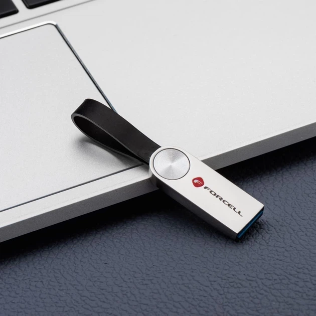 Флешка 128GB USB 3.2 Gen 1 Forcell F-Data Metal Silver (5903396391828) - зображення 5