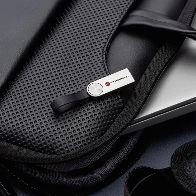 Флешка 128GB USB 3.2 Gen 1 Forcell F-Data Metal Silver (5903396391828) - зображення 6