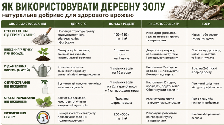 Деревна зола 1 кг - природне калійно-фосфорне добриво для овочевих, плодових та декоративних культур - зображення 4
