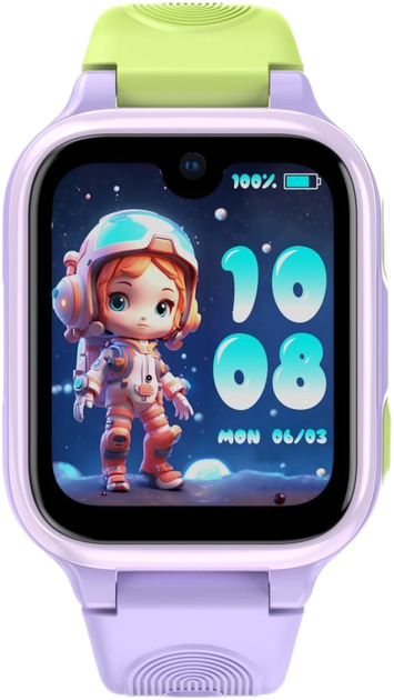 Детские смарт-часы Lagenio AI Kids Watch K9 Purple (6978636410033) - изображение 2