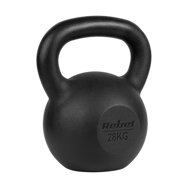Чавунна гиря Rebel Active 28 кг для силових тренувань - изображение 2