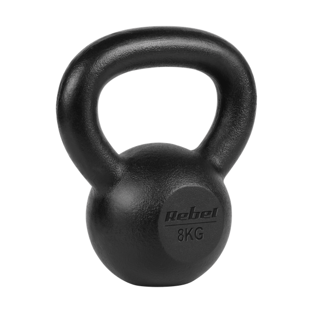 Гиря чугуна Rebel Active RBA-2323-08 8 кг для силових тренувань - зображення 2