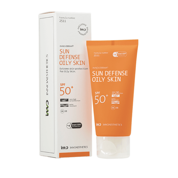 Сонцезахисний крем для жирної шкіри SPF 50+ Innoaesthetics Sun Defense Oily Skin - Фото 1 Сонцезахисний крем для жирної шкіри SPF 50+ Innoaesthetics Sun Defense Oily Skin - изображение 1