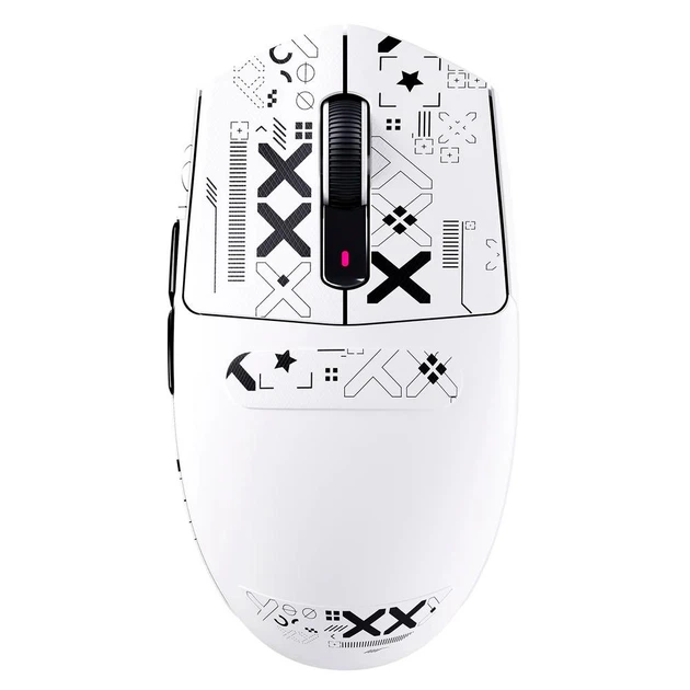 Ігрова бездротова миша Attack Shark G3 White Bluetooth/USB 2.4GHz/Type-C, оптична (сенсор PixArt PAW3311), 800 - 25 000 dpi, 400 IPS, 40G, 6 кнопок, акумулятор 500 mAh, 59 г., біла - зображення 3