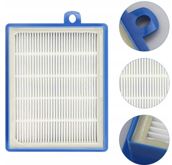 Фільтр 2шт HEPA 12 EFH12W (9001951194) для пилососа Electrolux, Philips, AEG, Volta, Tornado, Bork - зображення 3