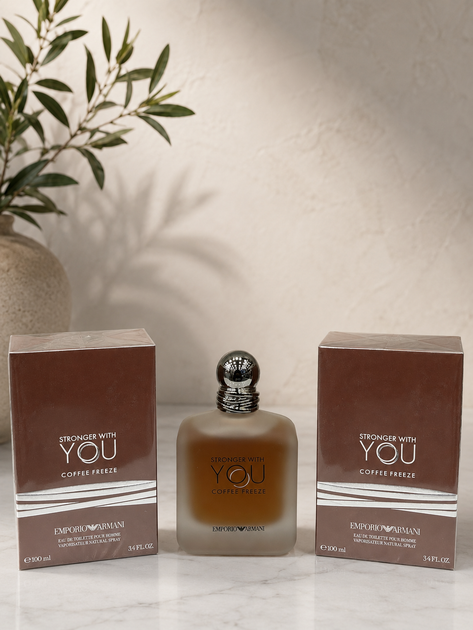 Парфумована вода Emporio Armani Stronger With You Coffee Freeze 100ml - Фото 2 Парфумована вода Emporio Armani Stronger With You Coffee Freeze 100ml - зображення 2
