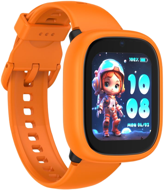 Smartwatch dla dzieci Lagenio 4G Kids Watch K3 Orange (6978636410101) - obraz 3