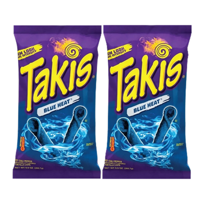 Набор Кранчи 2шт Takis Blue Heat Rolls 100g - Фото 1 Набор Кранчи 2шт Takis Blue Heat Rolls 100g - изображение 1