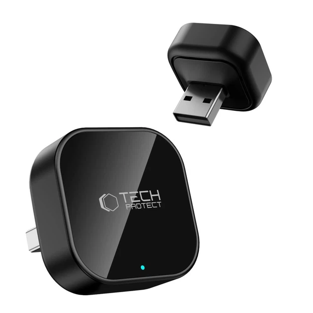 Адаптер Tech-Protect Ultraboost CA01 Apple CarPlay / Android Auto USB Bluetooth 5.4 Black (5906302323876) - Фото 3 Адаптер Tech-Protect Ultraboost CA01 Apple CarPlay / Android Auto USB Bluetooth 5.4 Black (5906302323876) - изображение 3
