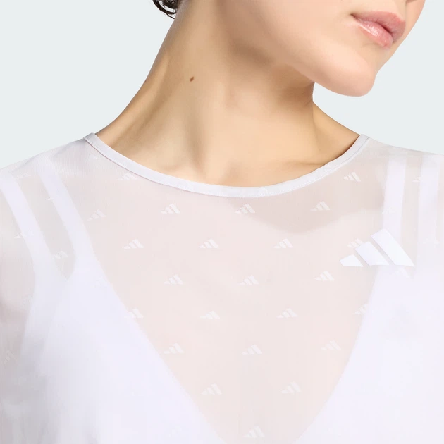 Жіноча футболка PrimeLift Essentials Workout Boxy Mesh adidas KT3828 (M) фіолетовий (4069993491871) - Фото 6 Жіноча футболка PrimeLift Essentials Workout Boxy Mesh adidas KT3828 (M) фіолетовий (4069993491871) - зображення 6