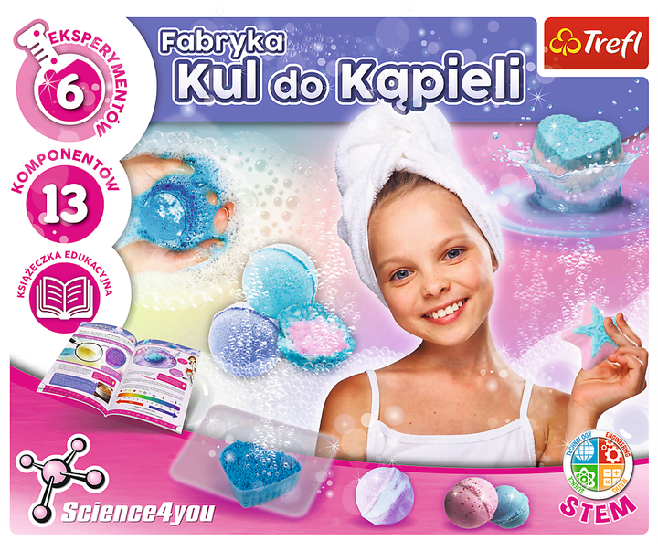 Набір для наукових експериментів Trefl Science 4 You Фабрика бомбочок для ванни (61096) (5900511610963) - зображення 3
