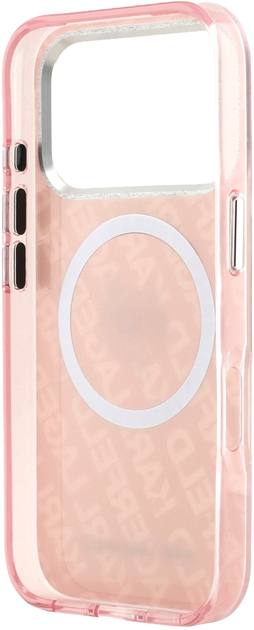 Etui plecki Karl Lagerfeld IML Choupette Head Logo MagSafe do Apple iPhone 17 Pro Max Pink (3666339499402) - obraz 7