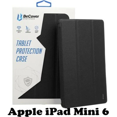 Чехол для планшета BeCover Apple iPad Mini 6 Black (707519) - Фото 1 Чехол для планшета BeCover Apple iPad Mini 6 Black (707519) - изображение 1
