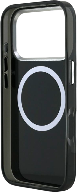 Etui Karl Lagerfeld IML KL Monogram MagSafe do Apple iPhone 17 Pro Black (3666339505813) - obraz 7