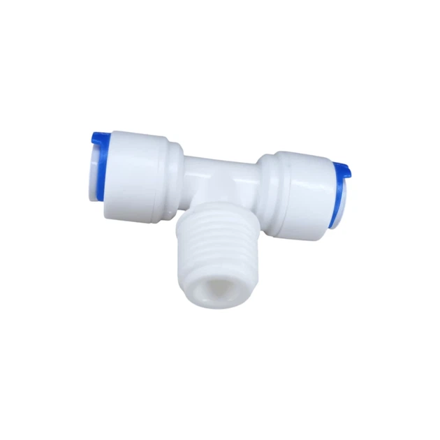 Фитинг тройник для систем обратного осмоса 1/4QC - 1/4РН - 1/4QC Shitong - Фото 2 Фитинг тройник для систем обратного осмоса 1/4QC - 1/4РН - 1/4QC Shitong - изображение 2