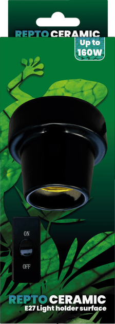 REPTO CERAMIC E27 LIGHT HOLDER SURFACE (R2300007) керамічний патрон для тераріума - Фото 3 REPTO CERAMIC E27 LIGHT HOLDER SURFACE (R2300007) керамічний патрон для тераріума - зображення 3