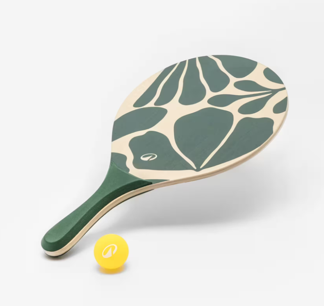 Набор для Пляжного Тенниса Sandever Woody Racket (2 Ракетки и 1 Мяч) Зеленый - Фото 3 Набор для Пляжного Тенниса Sandever Woody Racket (2 Ракетки и 1 Мяч) Зеленый - изображение 3