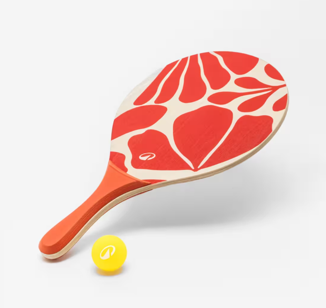 Набор для Пляжного Тенниса Sandever Woody Racket (2 Ракетки и 1 Мяч) Красный - Фото 3 Набор для Пляжного Тенниса Sandever Woody Racket (2 Ракетки и 1 Мяч) Красный - изображение 3
