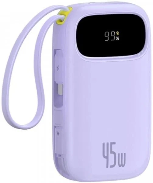 Power Bank Baseus EnerFill FC31 20000 mAh 22.5W Purple - Фото 1 Power Bank Baseus EnerFill FC31 20000 mAh 22.5W Purple - зображення 1