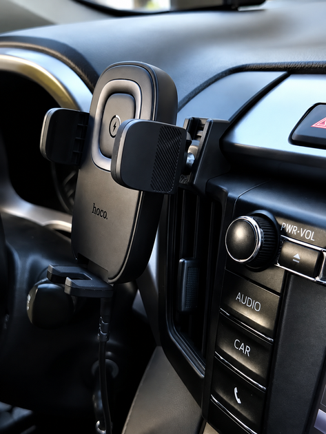 Держатель телефона для Toyota RAV-4 2013-2019 (Комлект: основа для панели Toyota RAV-4 + держатель HOCO). - изображение 7