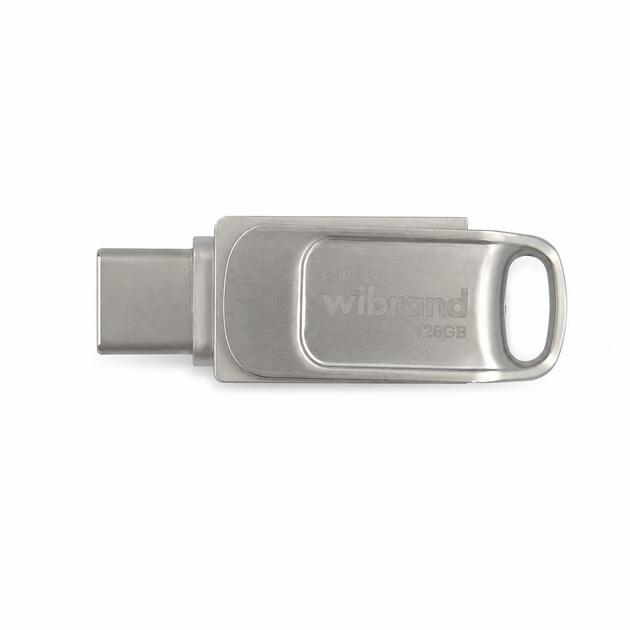 Флеш-накопитель Wibrand USB 3.2 Gen1 Bee 128GB USB Type-A/USB Type-C Silver - Фото 1 Флеш-накопитель Wibrand USB 3.2 Gen1 Bee 128GB USB Type-A/USB Type-C Silver - изображение 1