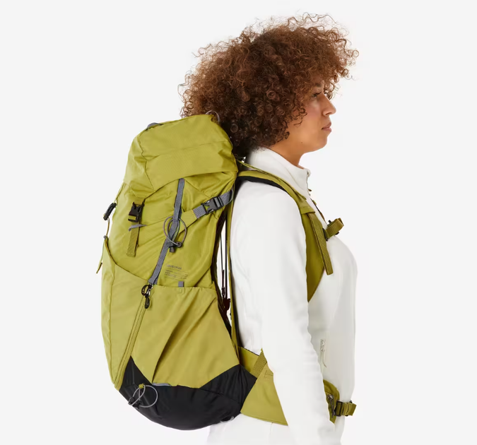 Туристический Рюкзак QUECHUA MH500 38л 62см x 30см x 31см Желтый Совместимые с Питьевой Системой - Фото 9 Туристический Рюкзак QUECHUA MH500 38л 62см x 30см x 31см Желтый Совместимые с Питьевой Системой - изображение 9