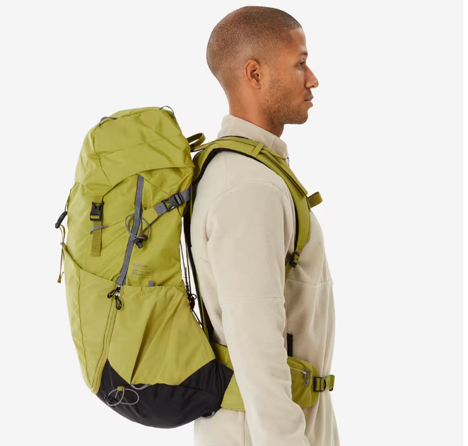 Туристический Рюкзак QUECHUA MH500 38л 62см x 30см x 31см Желтый Совместимые с Питьевой Системой - Фото 10 Туристический Рюкзак QUECHUA MH500 38л 62см x 30см x 31см Желтый Совместимые с Питьевой Системой - изображение 10