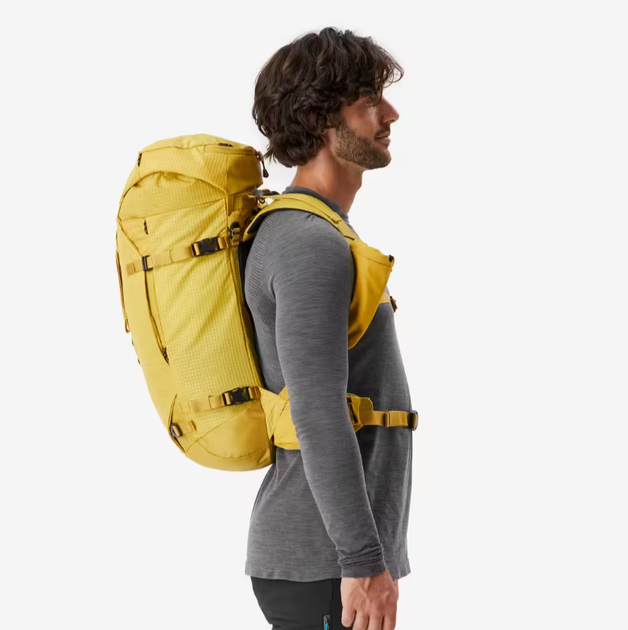 Альпіністський Рюкзак SIMOND Alpinism 33л 55 x 28 x 20 см Жовтий - зображення 4