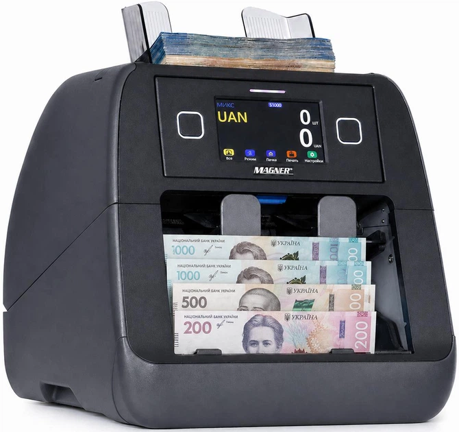 Сортировщик купюр MAGNER 2000F . ASYS Full Fitness — NEW 2026 & Dual CIS со скоростью до 1300 банкнот в минуту и карманом отбраковки - Фото 3 Сортировщик купюр MAGNER 2000F . ASYS Full Fitness — NEW 2026 & Dual CIS со скоростью до 1300 банкнот в минуту и карманом отбраковки - изображение 3
