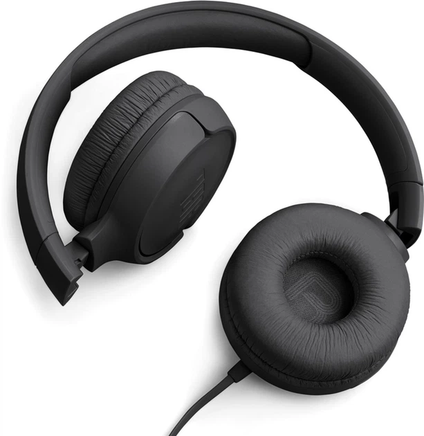 Навушник JBL TUNE 520C дротовий з USB Type-C, мікрофоном, технологія Pure Bass, складна конструкція, чорний (JBLT520CBLK) - Фото 2 Навушник JBL TUNE 520C дротовий з USB Type-C, мікрофоном, технологія Pure Bass, складна конструкція, чорний (JBLT520CBLK) - зображення 2