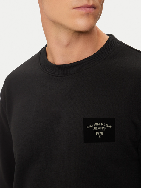 Світшот на флісі Calvin Klein повсякденний з принтом демісезонний Чорний XL: XXL (MST0001717) - Фото 4 Світшот на флісі Calvin Klein повсякденний з принтом демісезонний Чорний XL: XXL (MST0001717) - зображення 4
