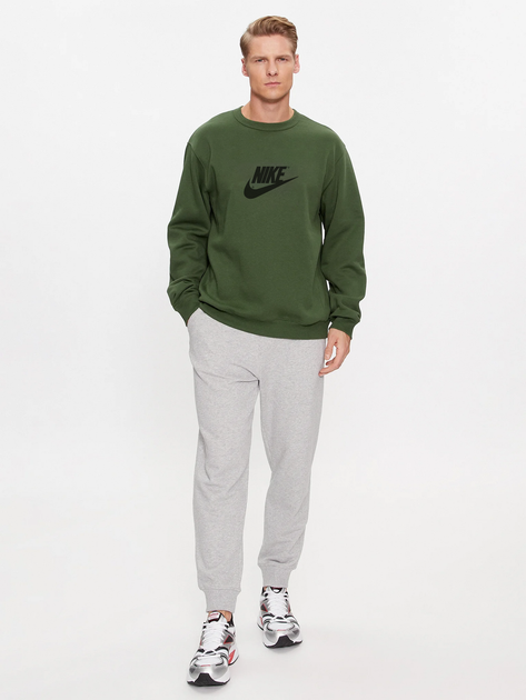 Мужской свитшот на флисе Nike Размер XL Хаки (MST0001855) - изображение 5