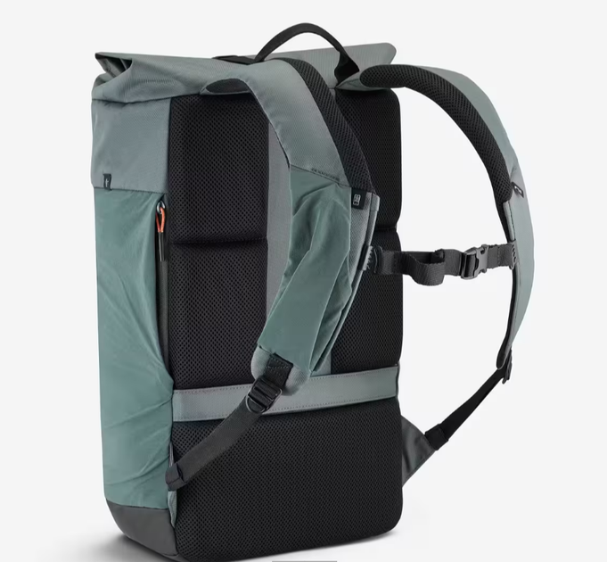 Туристический Рюкзак QUECHUA NH Escape 500 Rolltop 23л 46 х 28 х 22 см Зеленый - изображение 4