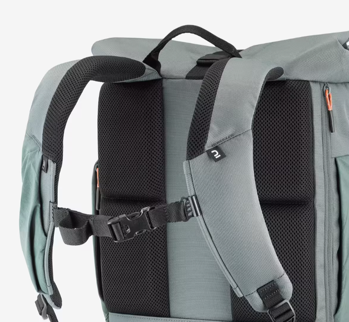 Туристический Рюкзак QUECHUA NH Escape 500 Rolltop 23л 46 х 28 х 22 см Зеленый - изображение 8