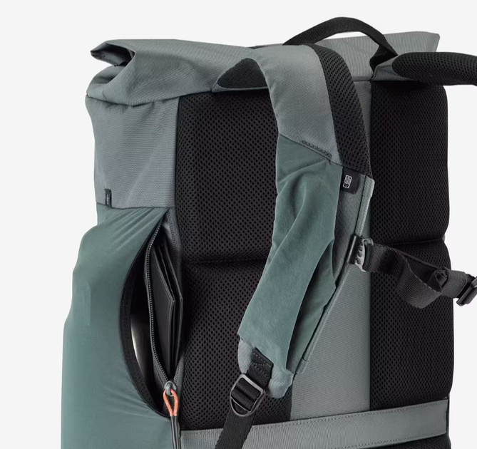 Туристический Рюкзак QUECHUA NH Escape 500 Rolltop 23л 46 х 28 х 22 см Зеленый - изображение 9