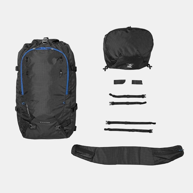 Альпинистский Рюкзак SIMOND Alpinism 40л 69 x 29 x 23 см Черный Совместимые с Питьевой Системой - изображение 3