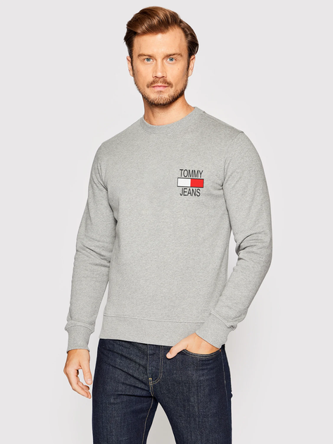 Мужской свитшот Tommy Hilfiger Размер L Серый (MHBF0001414) - Фото 1 Мужской свитшот Tommy Hilfiger Размер L Серый (MHBF0001414) - изображение 1